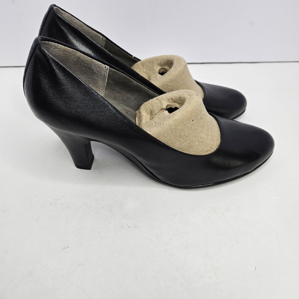 Aerosoles High Heel Shoes Pumps Black Heel 3" Size 9.5 Leather Upper